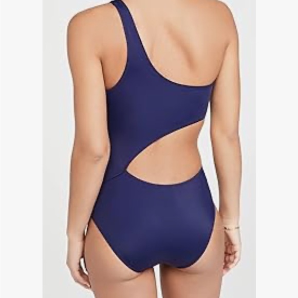 SOLID & STRIPED One shoulder Swimsuit - Picture 4 of 5